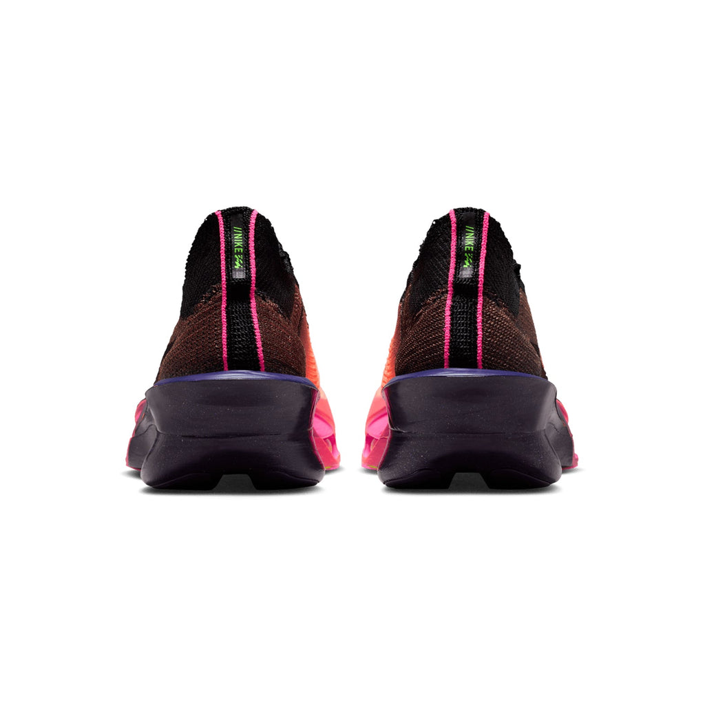 Men's Alphafly 3 GLAM Running Shoes Orange Pulse / Purple Dynasty / Electric Green / Black