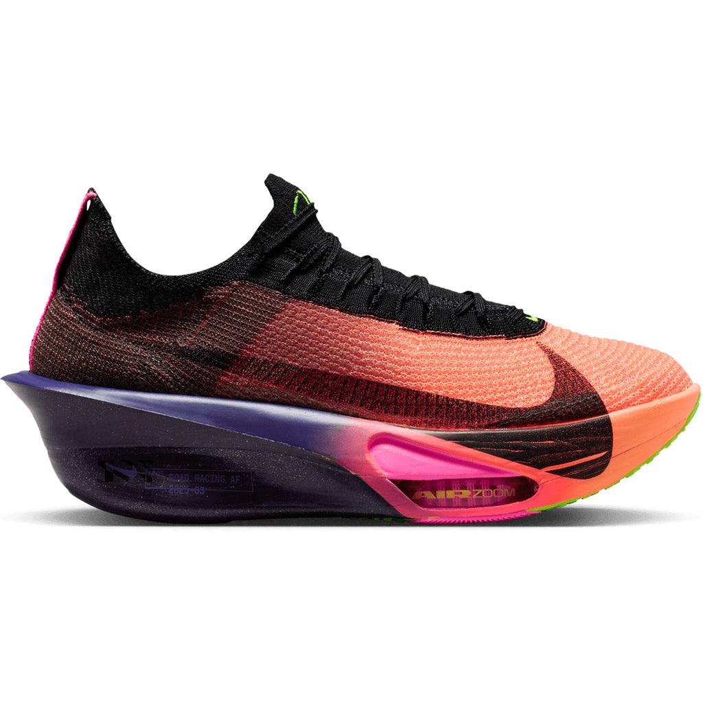 Men's Alphafly 3 GLAM Running Shoes Orange Pulse / Purple Dynasty / Electric Green / Black