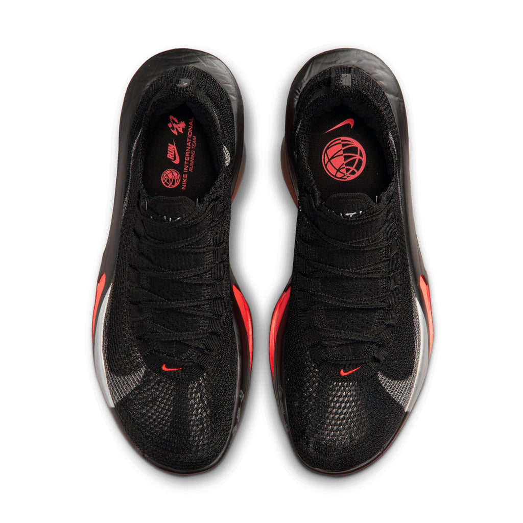 Men's Alphafly 3 Running Shoes Black / Bright Crimson / Wolf Grey / Metallic Silver