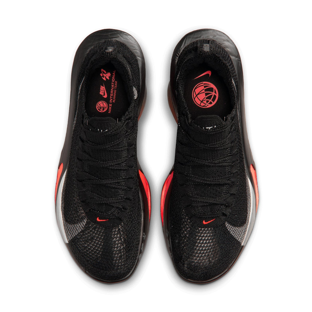 Men's Alphafly 3 Running Shoes Black / Bright Crimson / Wolf Grey / Metallic Silver