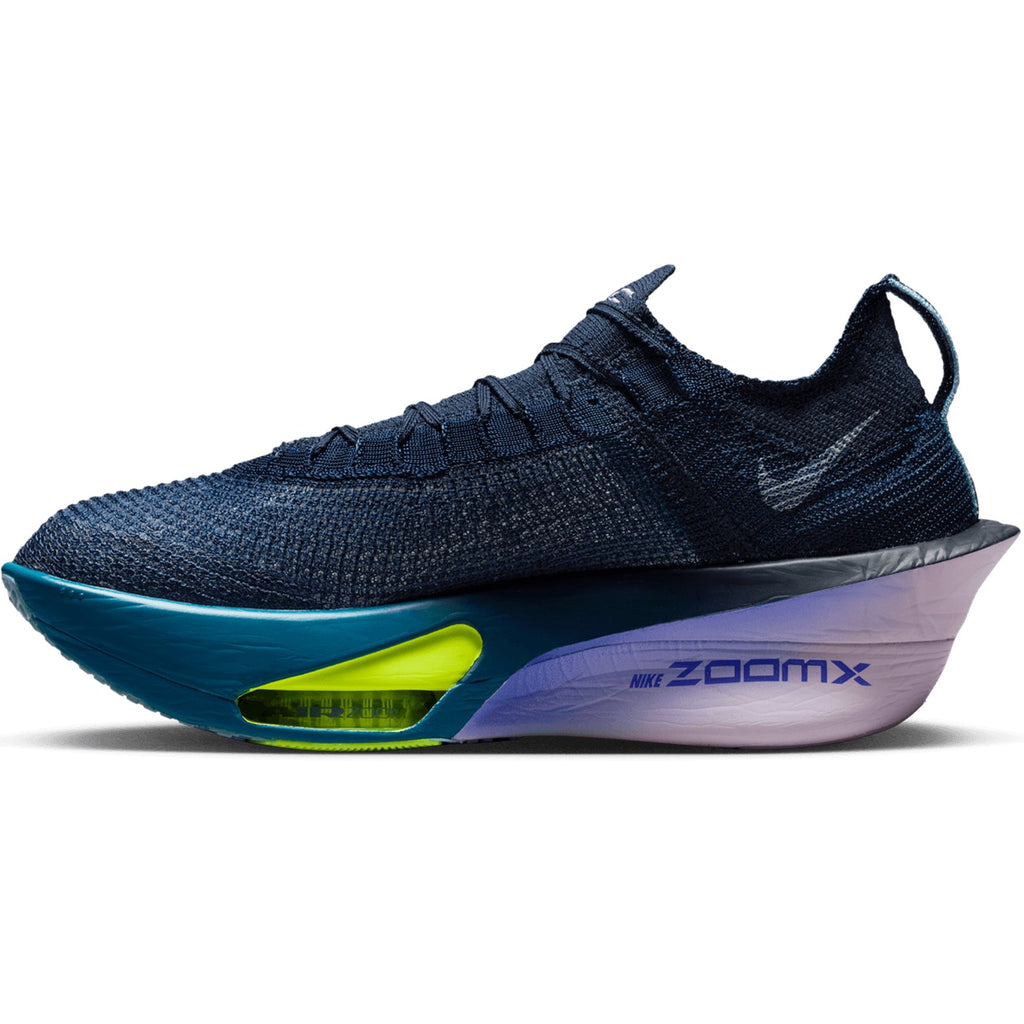 Men's Alphafly 3 Running Shoes Obsidian / Doll / Persian Violet / White