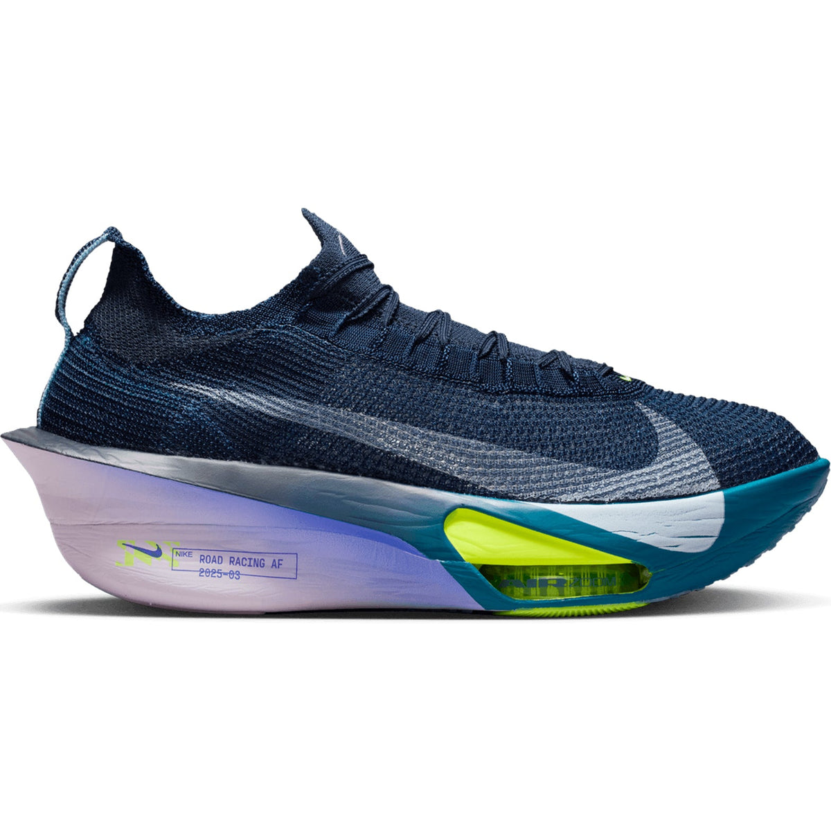 Men's Alphafly 3 Running Shoes Obsidian / Doll / Persian Violet / White