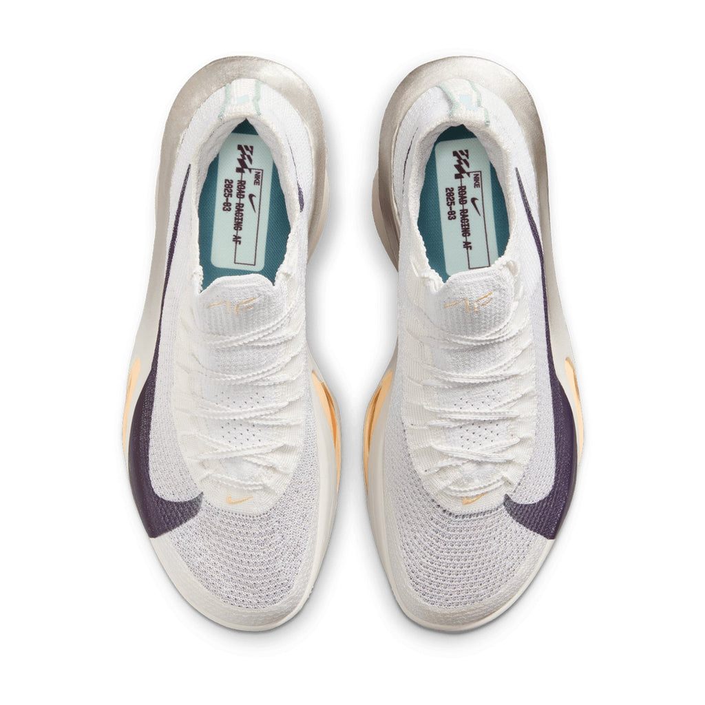 Men's Alphafly 3 Running Shoes Platinum Tint / Ocean Cube / Purple Dynasty