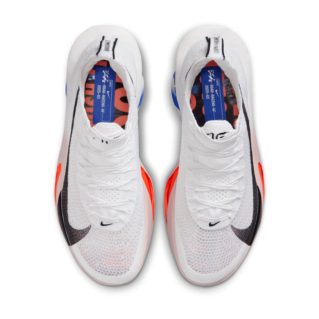 Men's Alphafly 3 Running Shoes White / Platinum Violet / Silt Red / Black