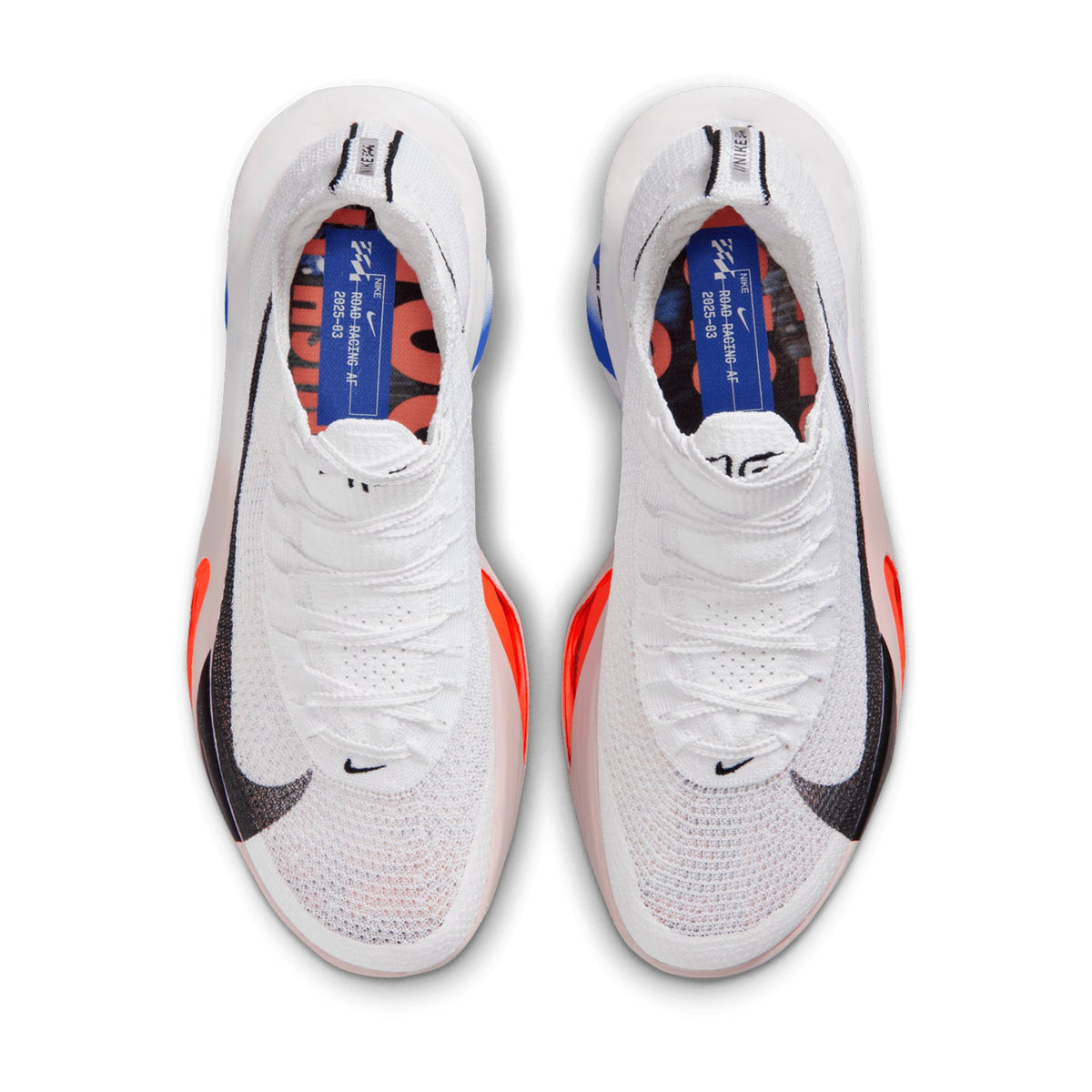 Men's Alphafly 3 Running Shoes White / Platinum Violet / Silt Red / Black