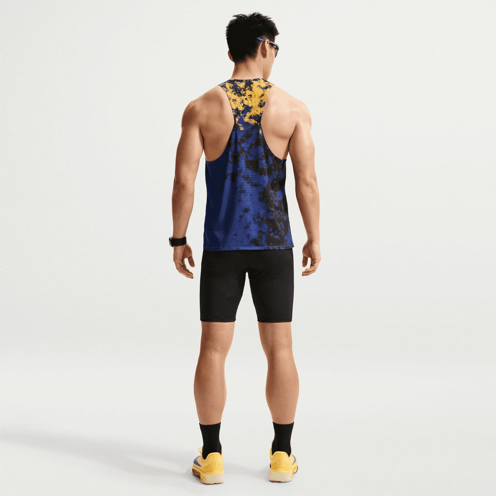 Men's Dri-FIT AeroSwift ADV Running Vest Citron Pulse / Lapis / Bright Crimson