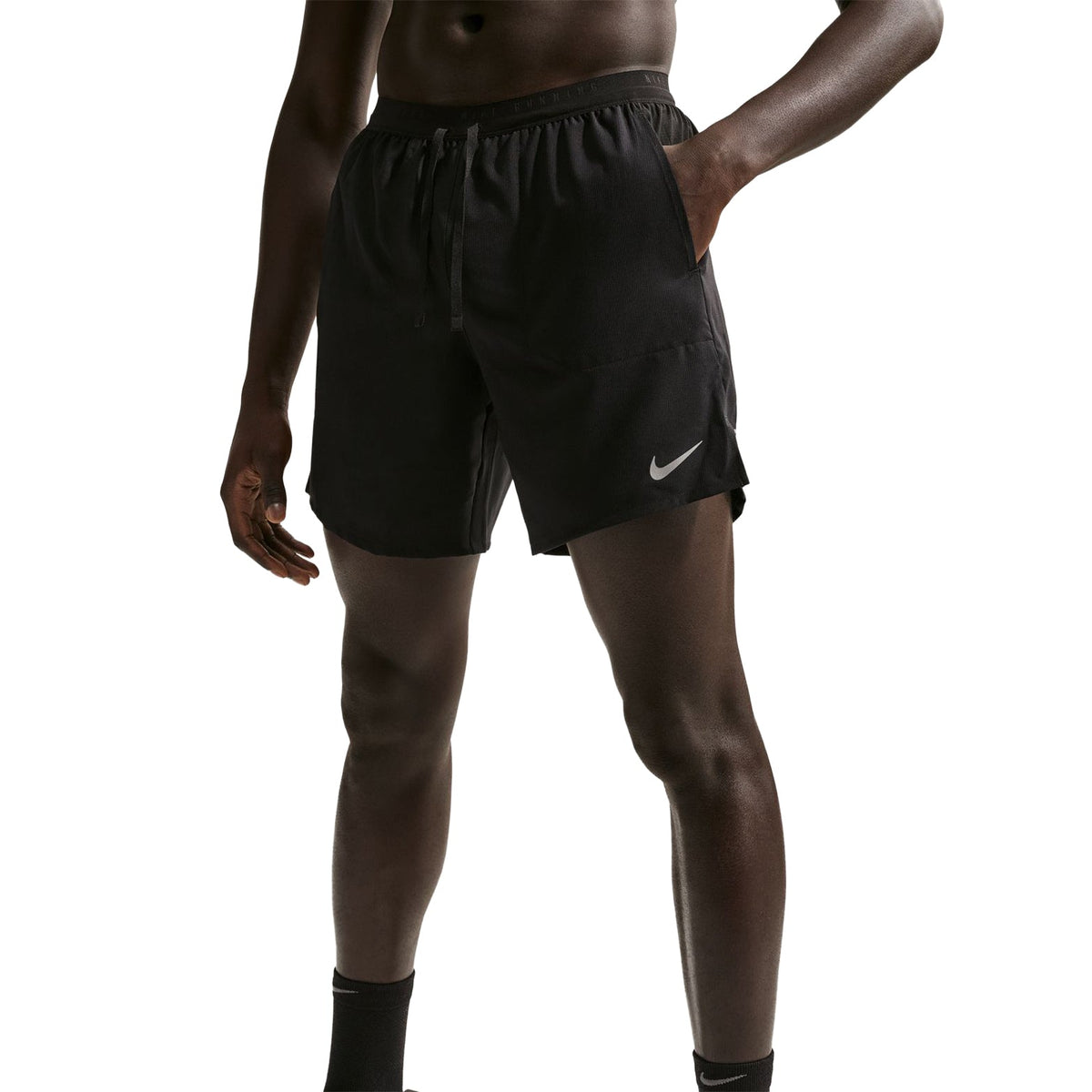 Men's Dri-FIT Stride 2 In 1 7 Inch Shorts Black