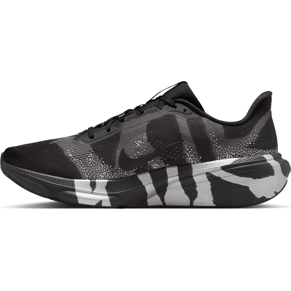 Men's Pegasus 42 Running Shoes Black / Medium Ash / Metallic Silver