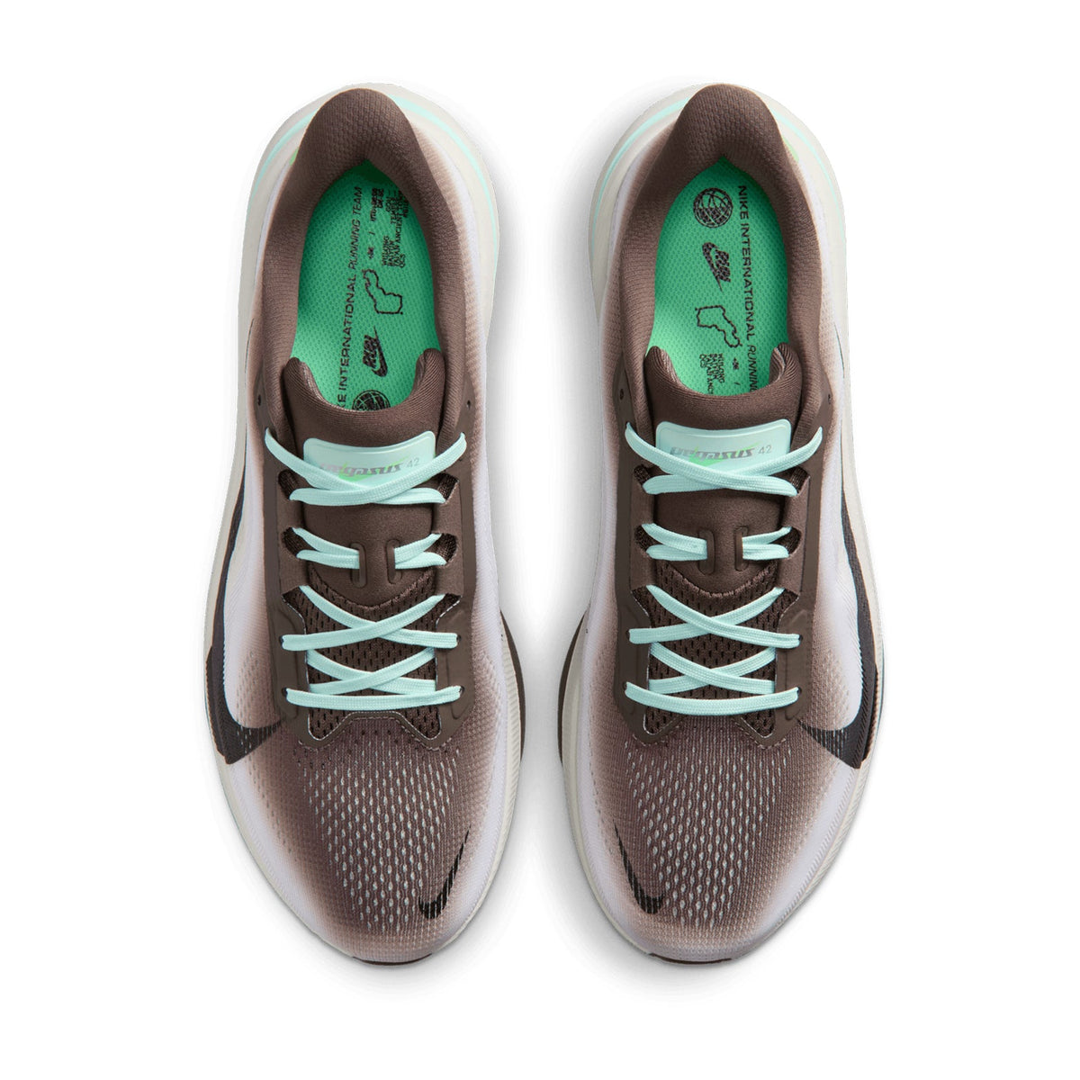 Men's Pegasus 42 Running Shoes Ironstone / Sea Glass / Arctic Green / Black