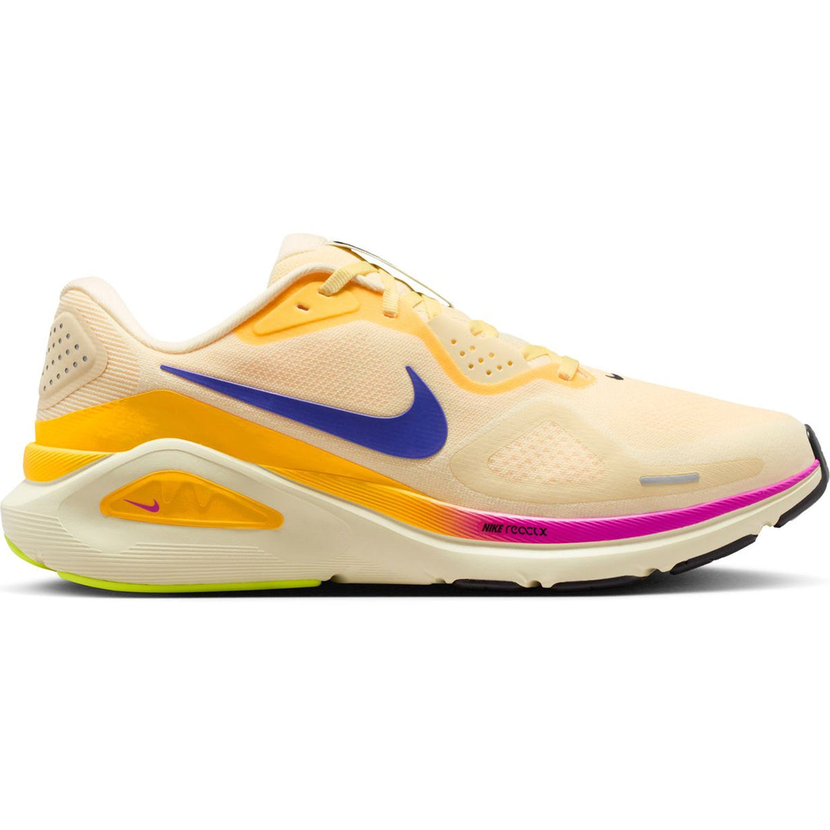 Men's Structure 26 Running Shoes Alabaster / Hyper Violet / Indigo Burst