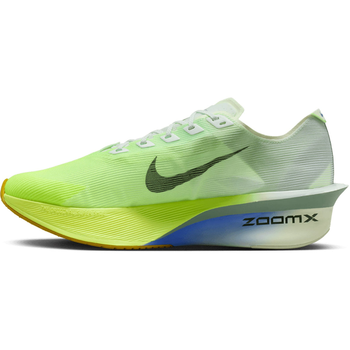 Men's Vaporfly 4 Running Shoes Barely Green / Black Spruce / Volt Tint
