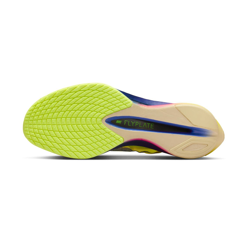Men's Vaporfly 4 Running Shoes Citron Pulse / Laser Orange / Volt Ice / Indigo Burst
