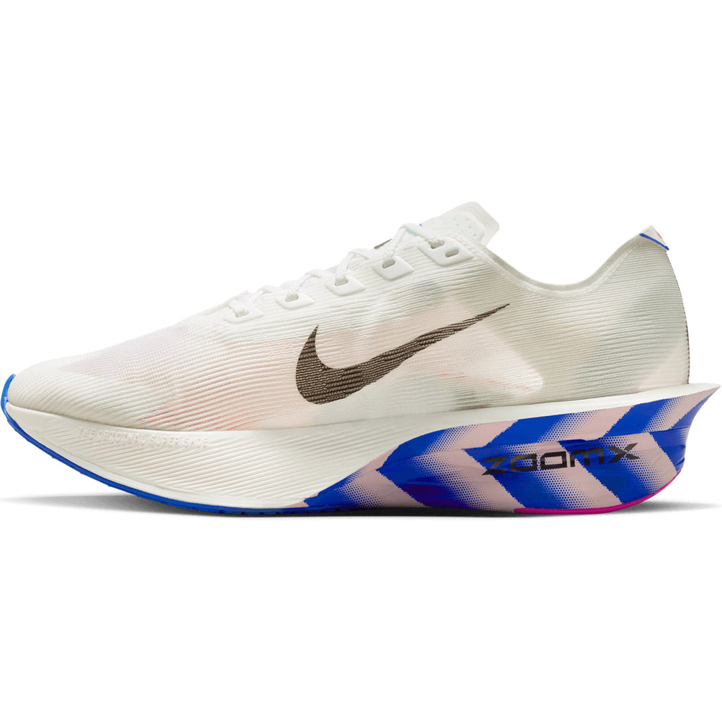 Men's Vaporfly 4 Running Shoes White / Racer Blue / Silt Red / Black