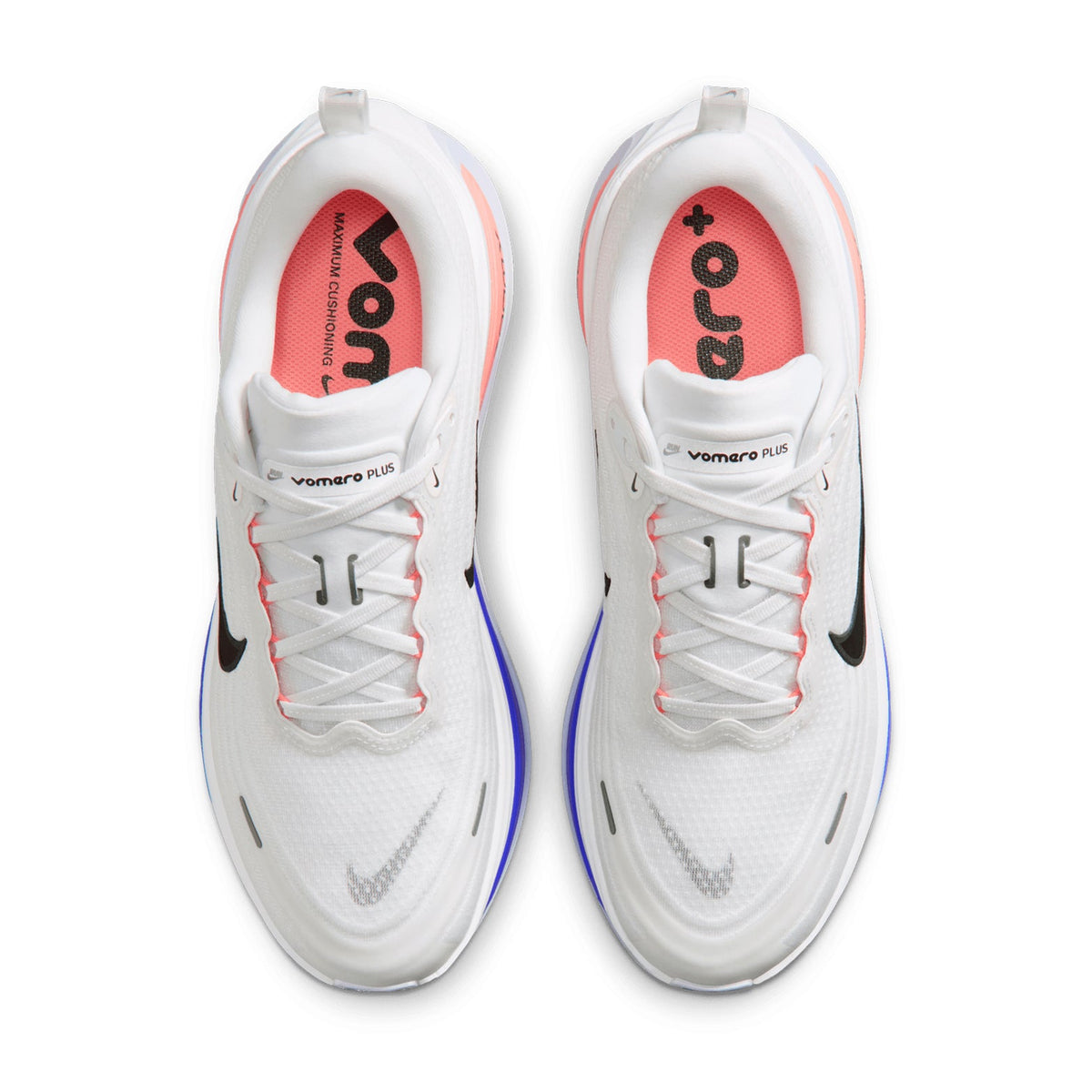 Men's Vomero Plus Running Shoes White / Atomic Pink / Racer Blue / Black