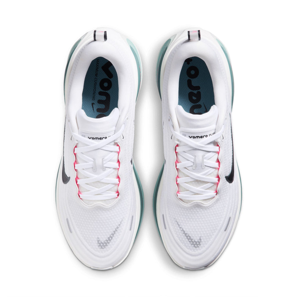 Men's Vomero Plus Running Shoes White / Black / Mineral Slate / Hyper Pink