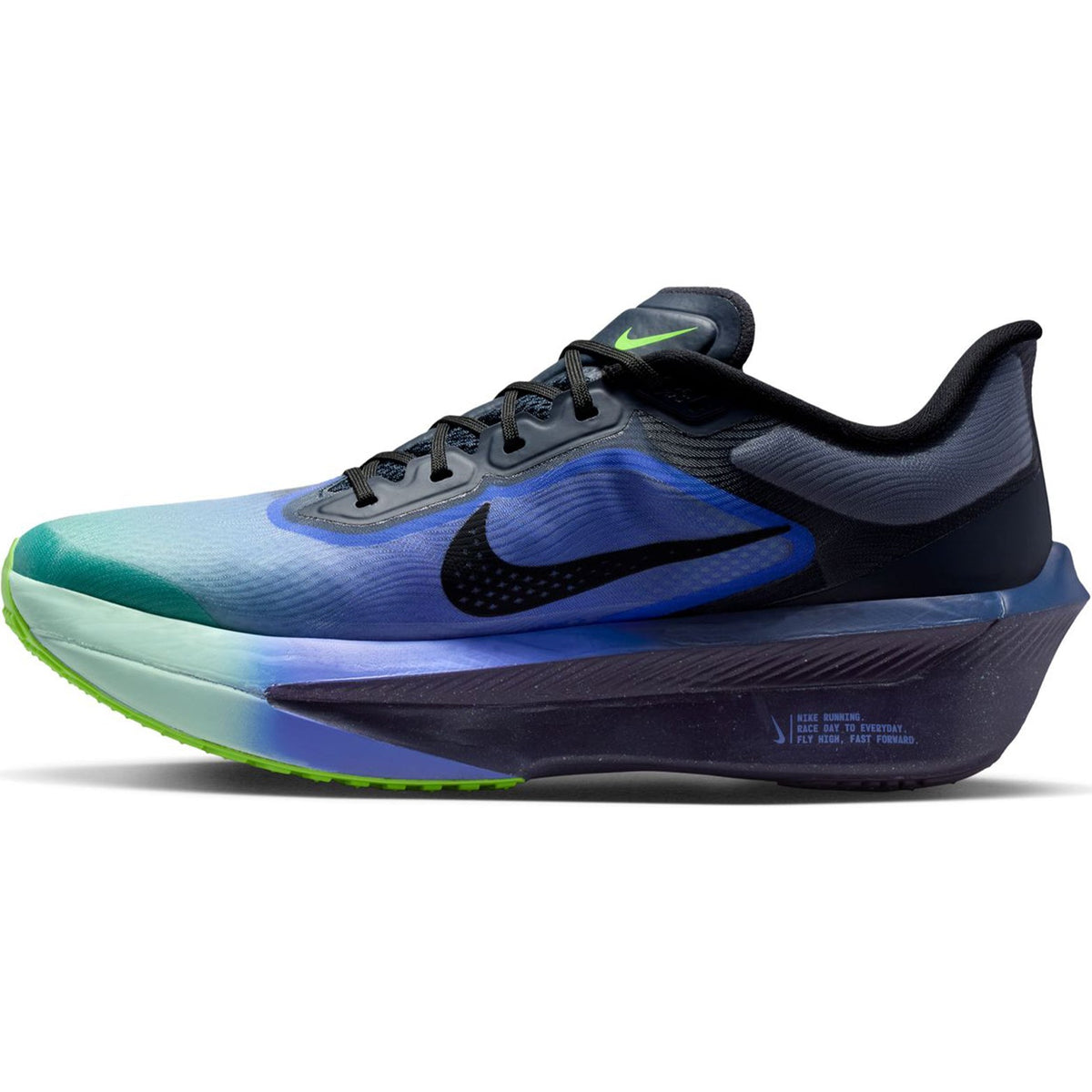 Men's Zoom Fly 6 GLAM Running Shoes Dark Obsidian / Black / Racer Blue