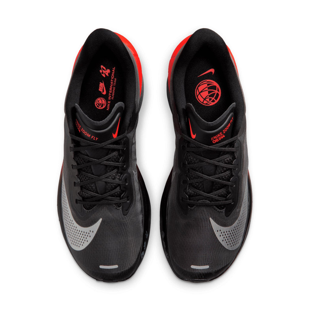 Men's Zoom Fly 6 Running Shoes Black / Metallic Silver / Bright Crimson