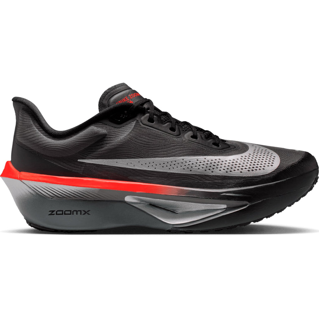 Men's Zoom Fly 6 Running Shoes Black / Metallic Silver / Bright Crimson