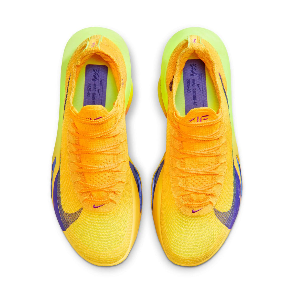Men's Alphafly 3 Running Shoes Laser Orange / Citron Pulse / Volt Ice / Indigo Burst
