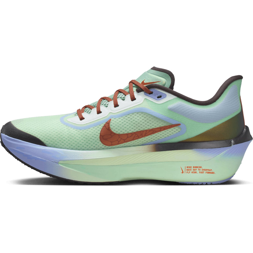 Men's Zoom Fly 6 Running Shoes Steam / Frosted Spruce / Purple Fade / Rugged Orange