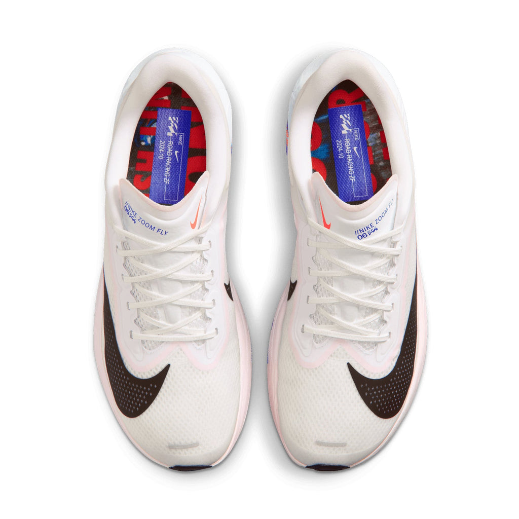Men's Zoom Fly 6 Running Shoes White / Silt Red / Racer Blue / Black