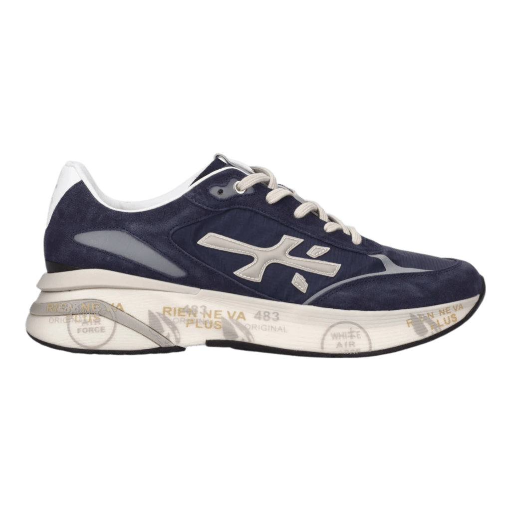Premiata Moerun Italian Premium Sneakers Black/White Moerun-7306
