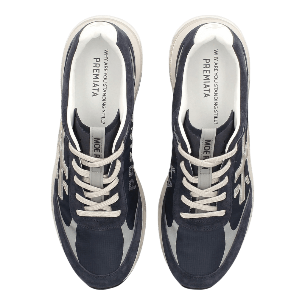 Premiata Moerun Italian Premium Sneakers Black/White Moerun-7306