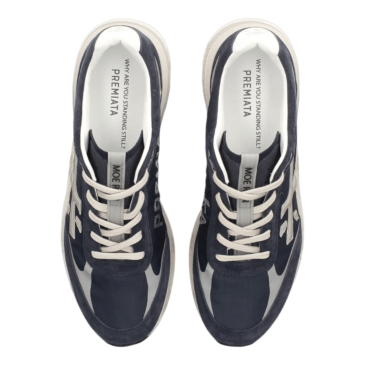 Premiata Moerun Italian Premium Sneakers Black/White Moerun-7306