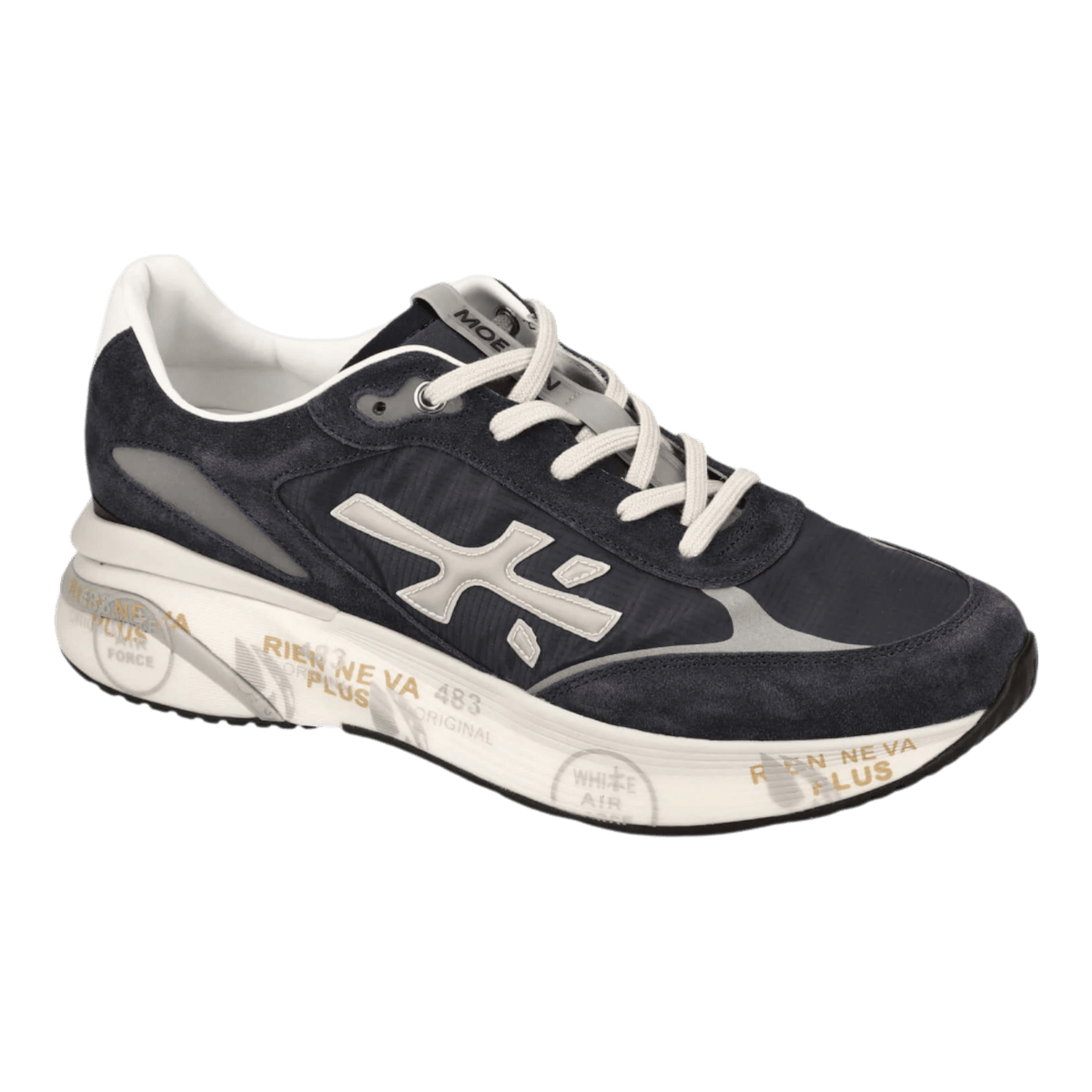 Premiata Moerun Italian Premium Sneakers Black/White Moerun-7306