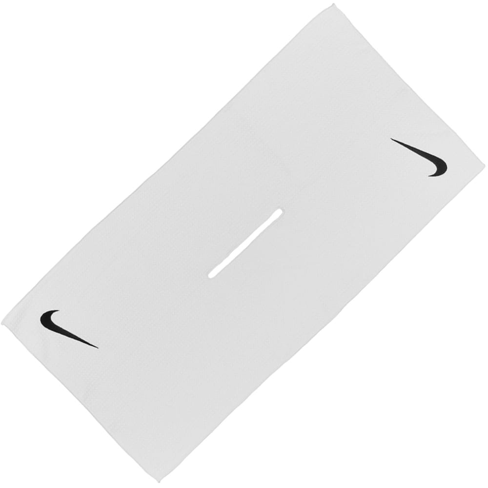 Nike Caddy Golf Towel 2.0 - White/Black