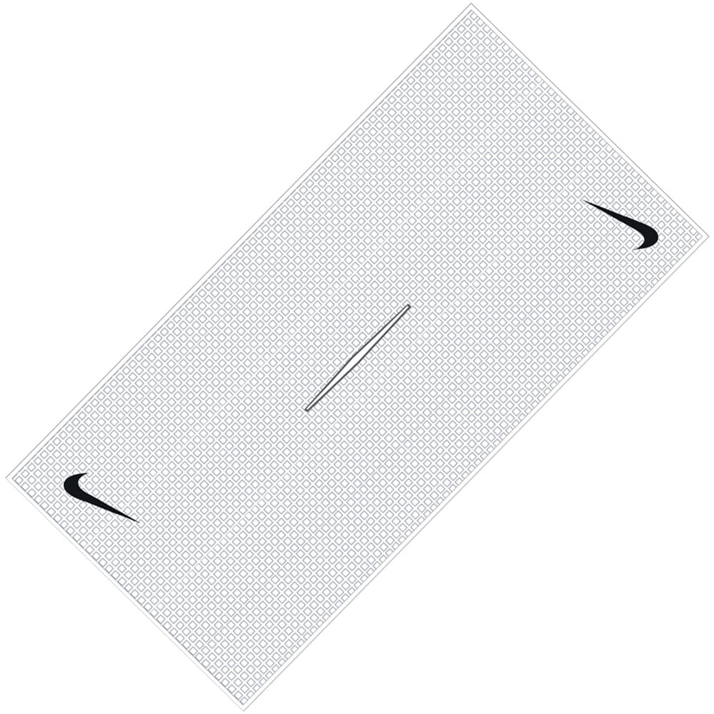 Nike Caddy Golf Towel 2.0 - White/Black