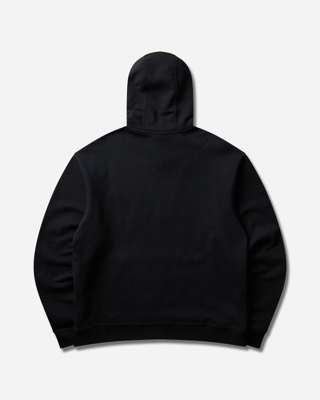 Men's 'Your Message Here' Fleece Hoodie Black