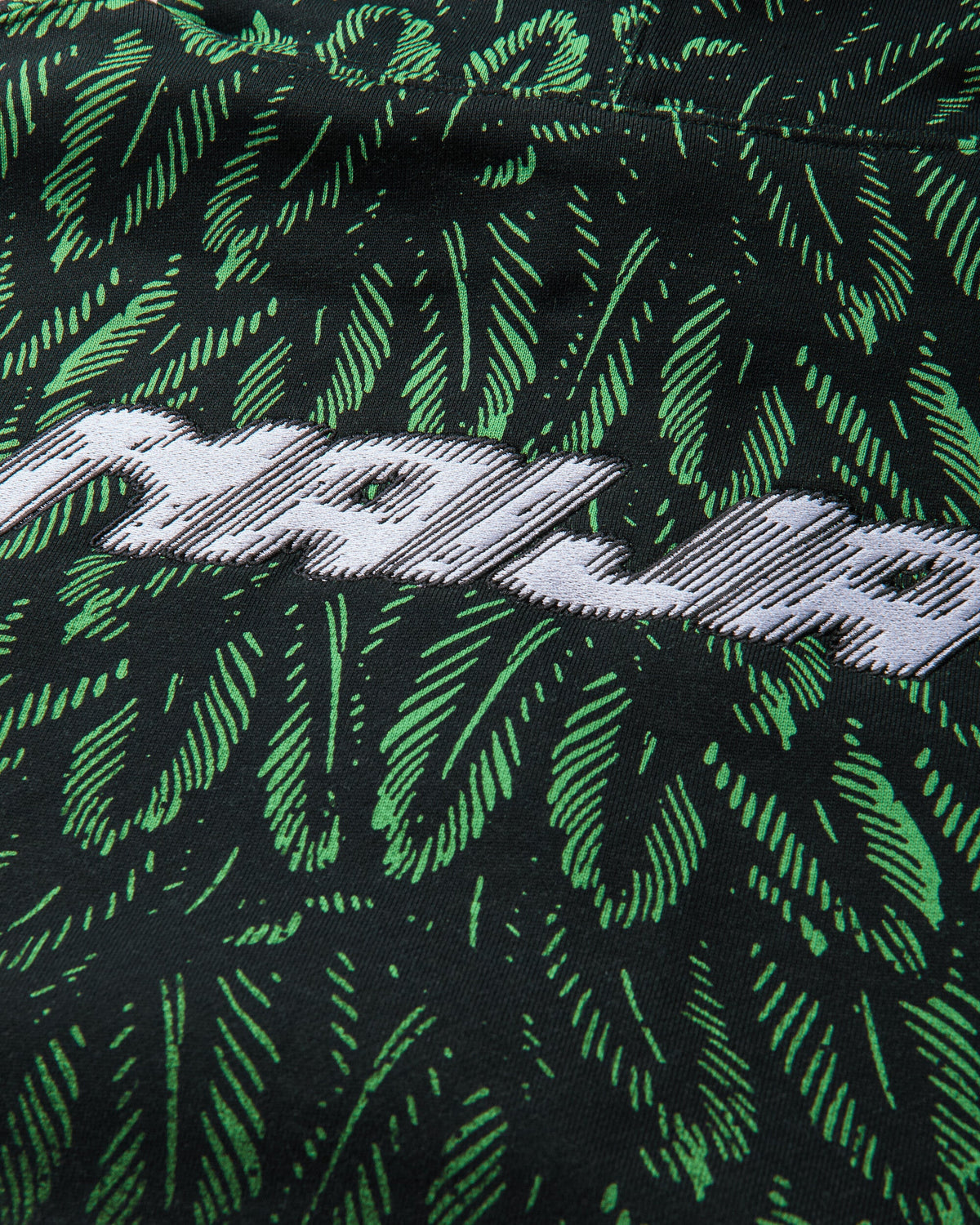 Nigeria x Slawn Fleece Hoodie Black / Poison Green