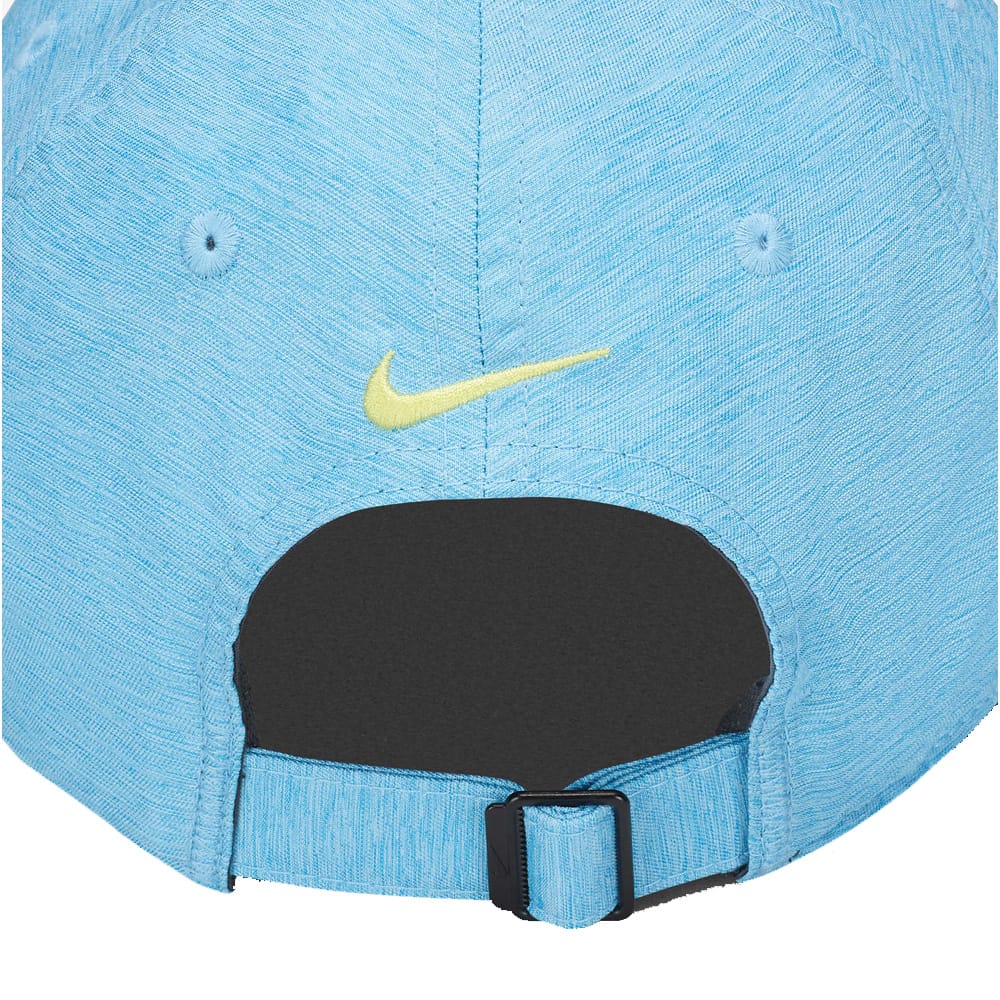 Nike Dri-FIT Club Structured Heathered Cap - Aquarius Blue/Photo Blue/Light Laser Orange