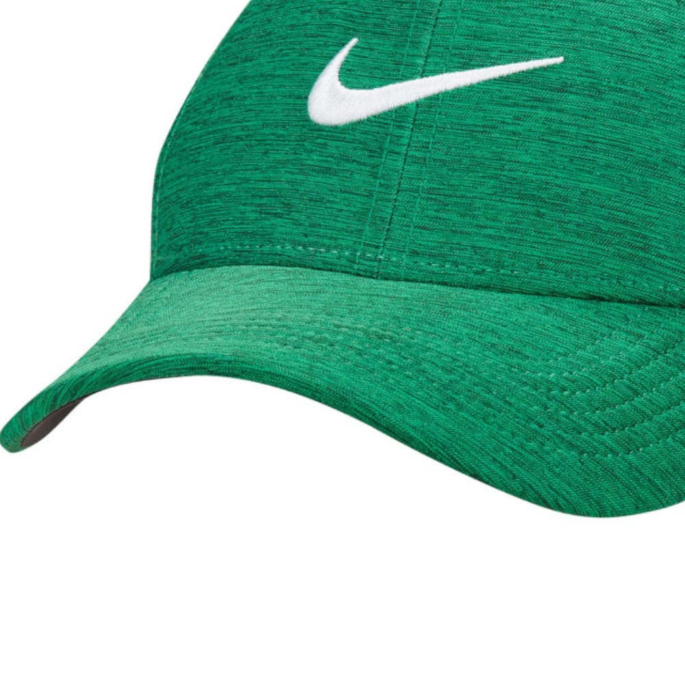 Nike Dri-FIT Club Structured Heathered Cap - Stadium Green/Vintage Green/White