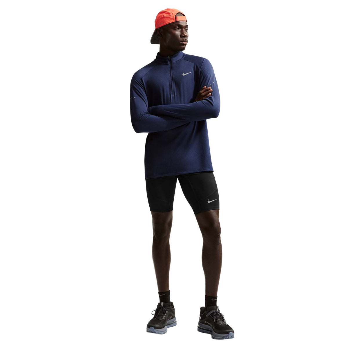 Men's Stride Dri-FIT Half Tights Black