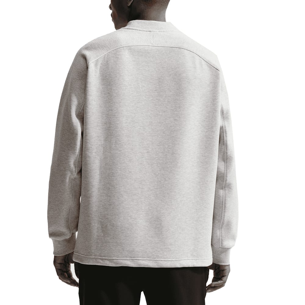 Nike Par Therma-Fit Crew Neck Pullover - Wolf Grey/White/Black