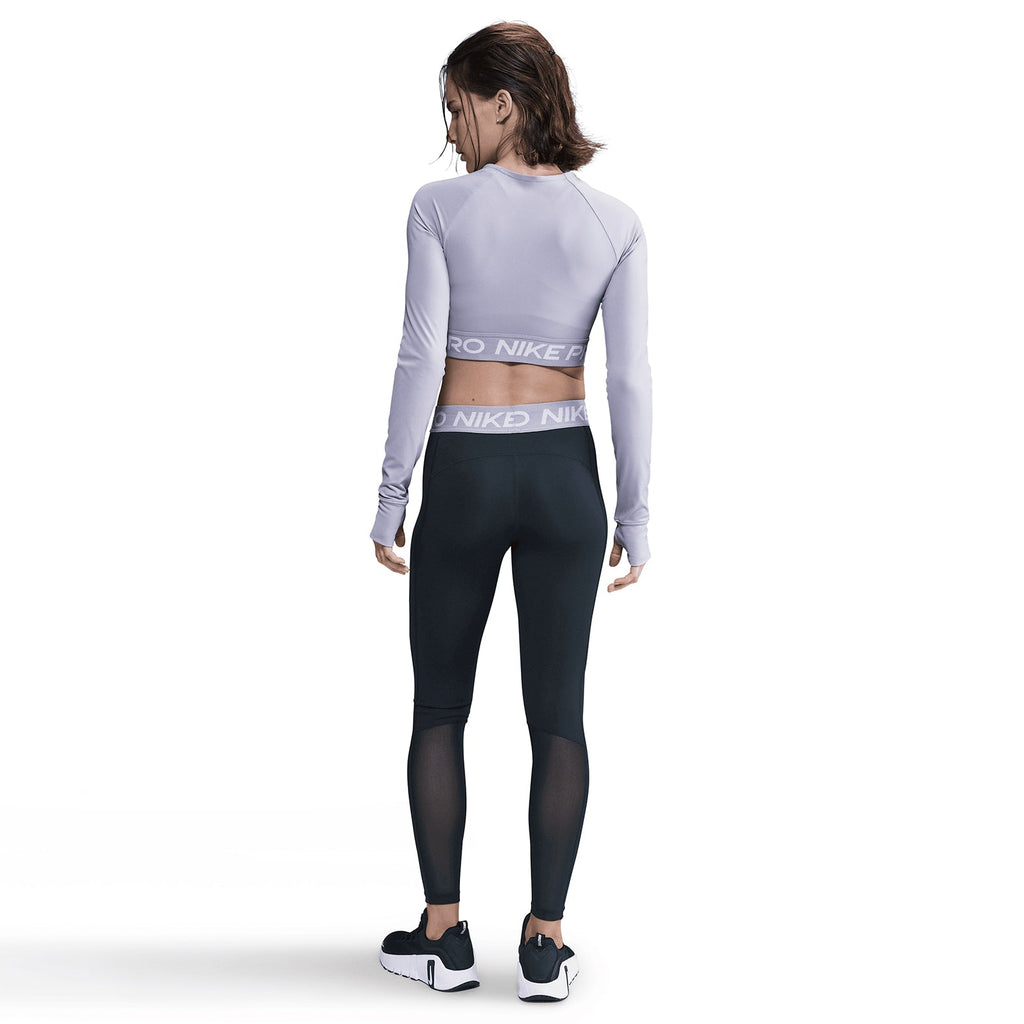 Women's Pro Dri-FIT Cropped Top Lilac Ice / White