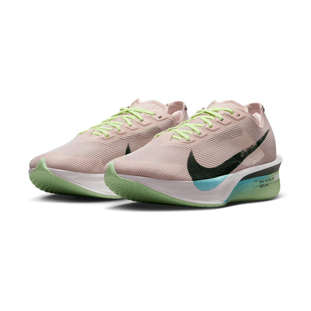 Women's Vaporfly 4 Running Shoes Silt Red / Black / Barely Volt / Pearl Pink