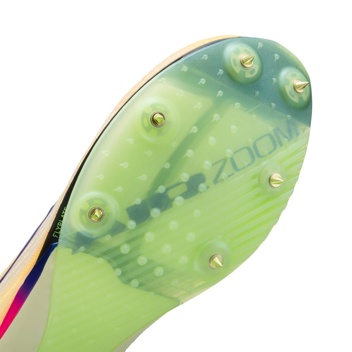 Air Zoom Maxfly 2 Running Spikes Citron Pulse / Volt Ice / Vivid Purple / Indigo Burst