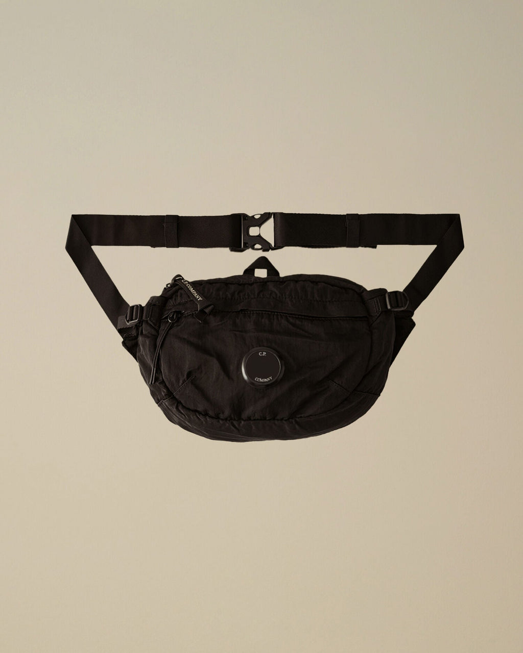 C.P. Company Nylon B Lens Waist Bag in Black