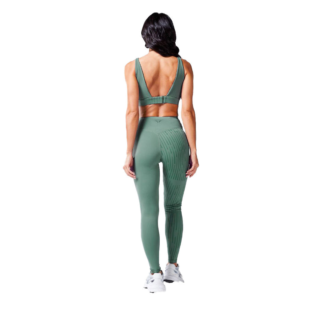 Code Ribbed Asymmetric Sports Bra
