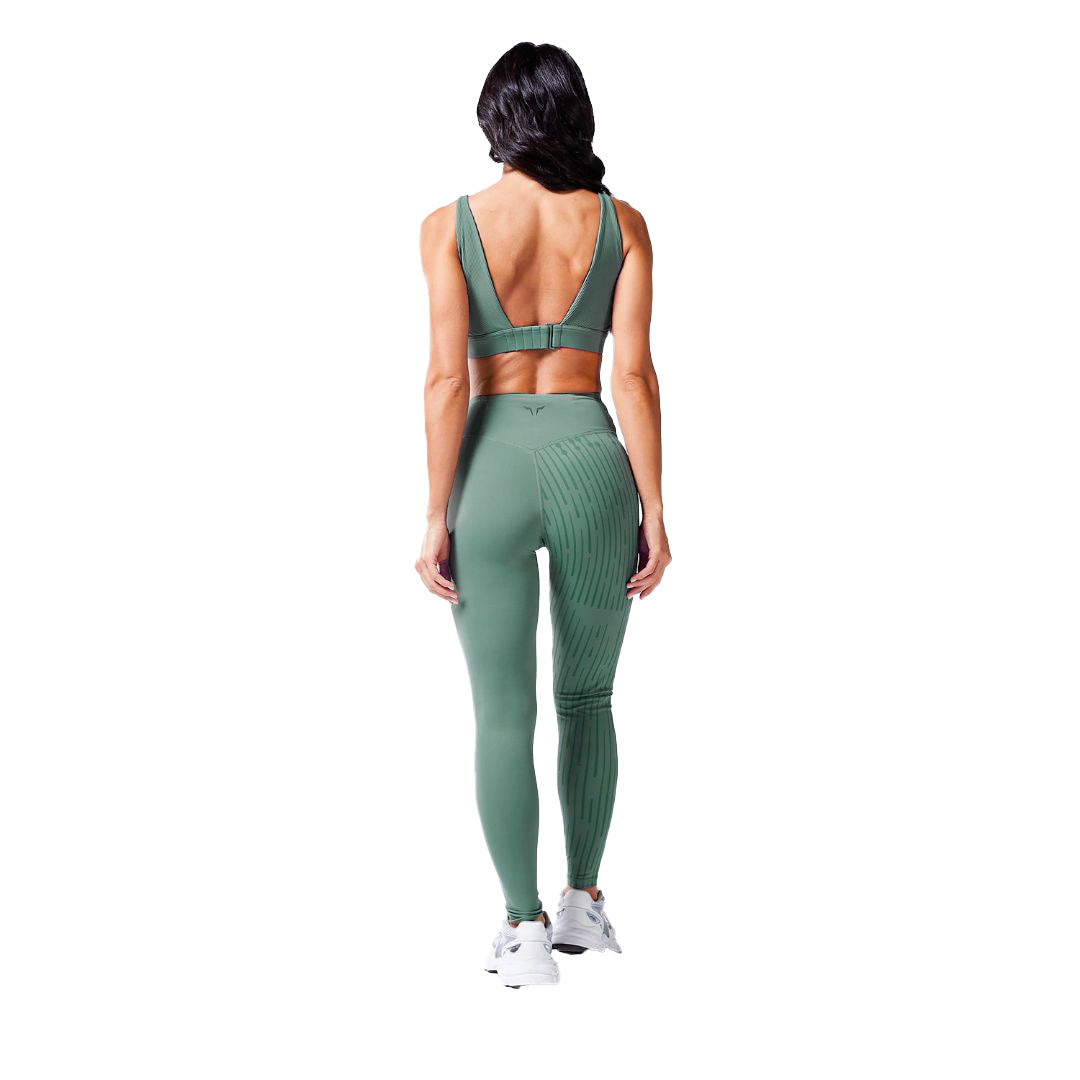 Code Ribbed Asymmetric Sports Bra