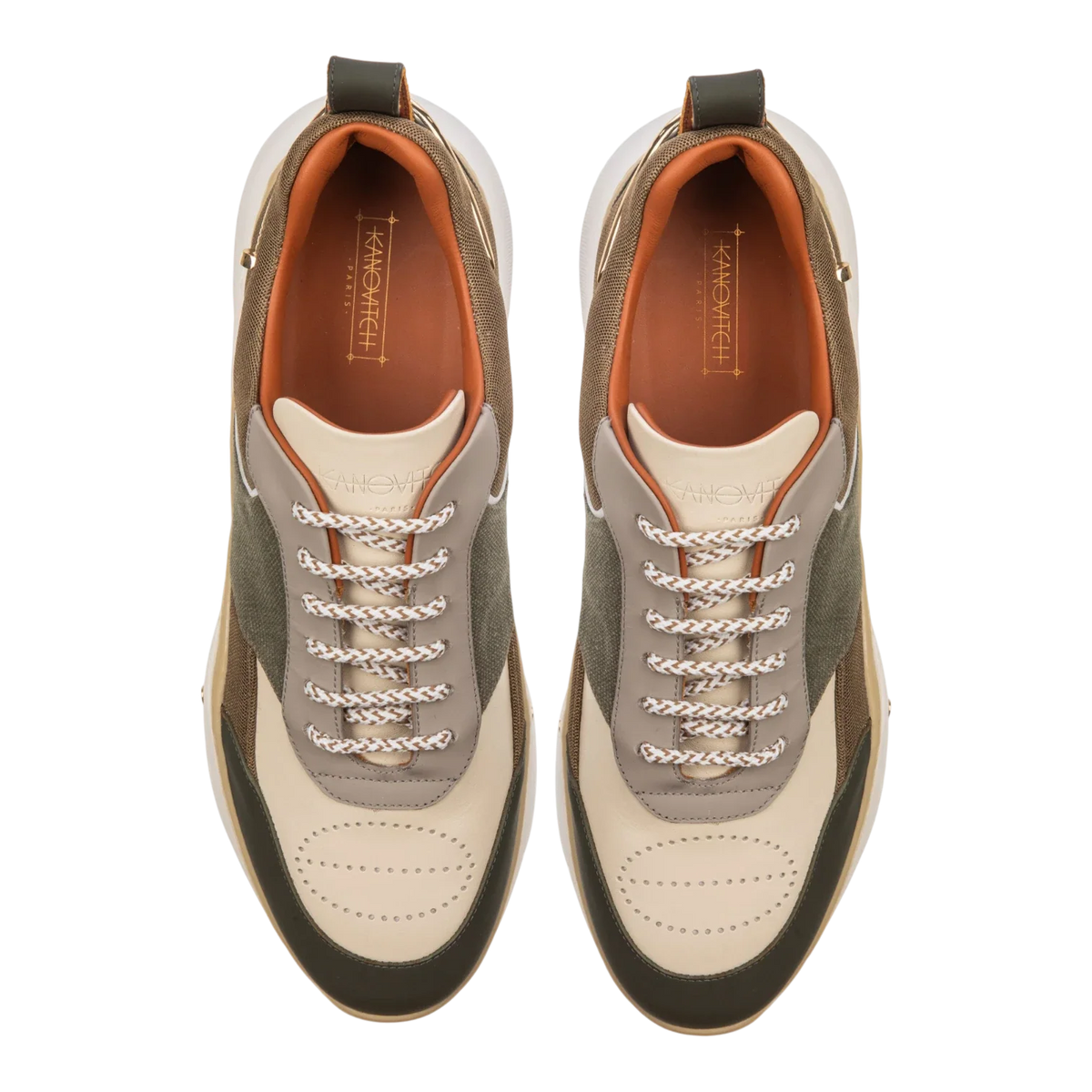 Kanovitch Run Green Army/Kaki Men Run-003