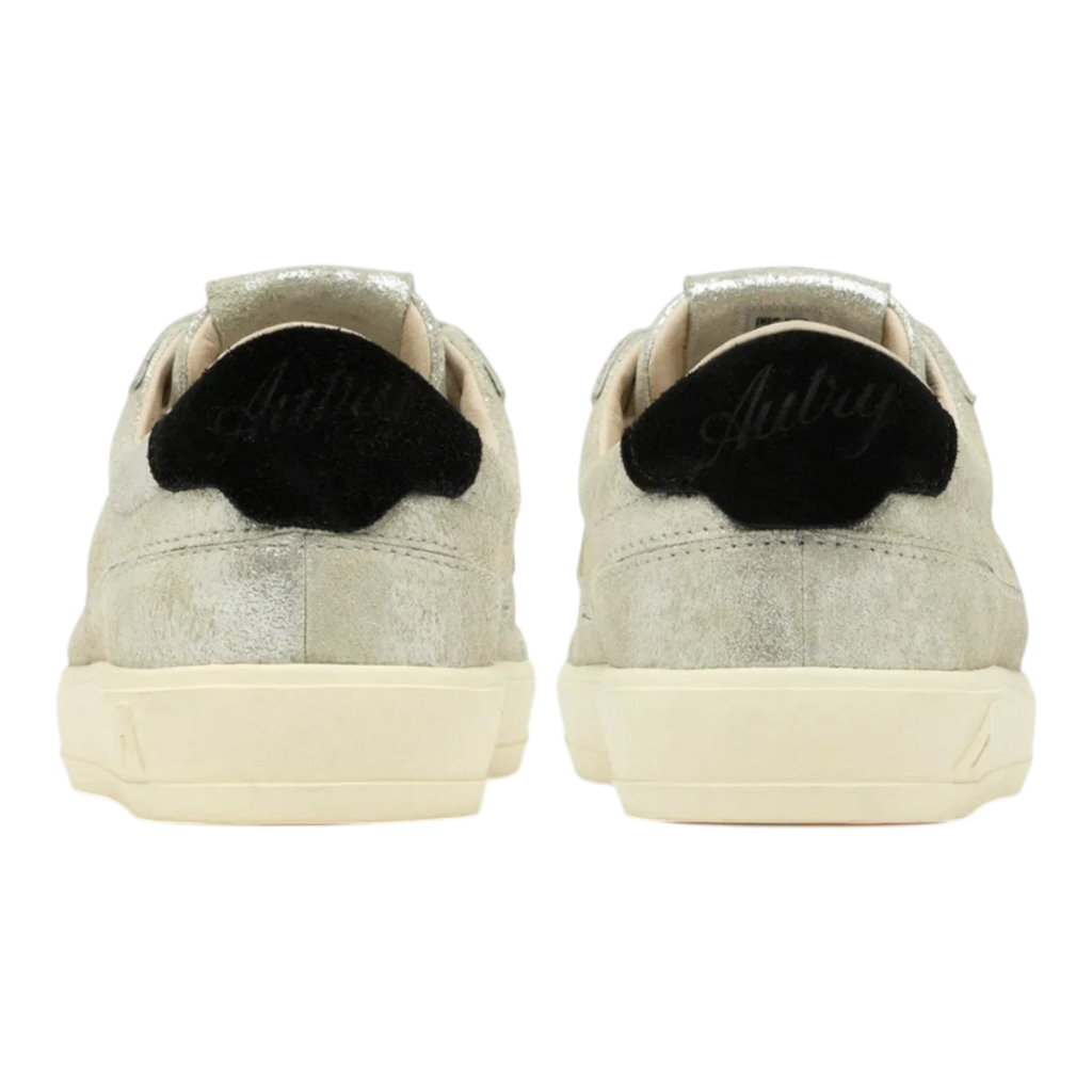 Autry Windscape Low Sneakers Silver & Black Laminated SCLW-ZE01