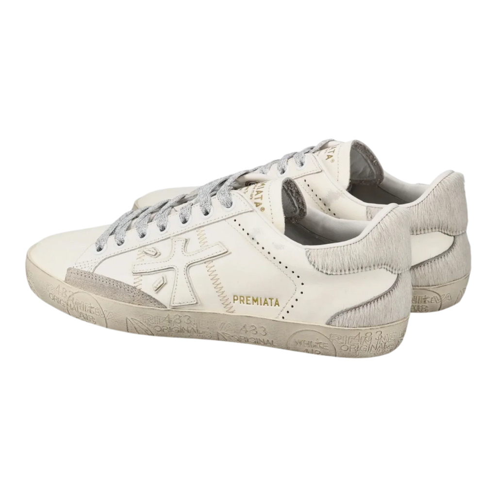 Premiata Italian Premium's Sneakers STEVEND-7608 Offwhite Women