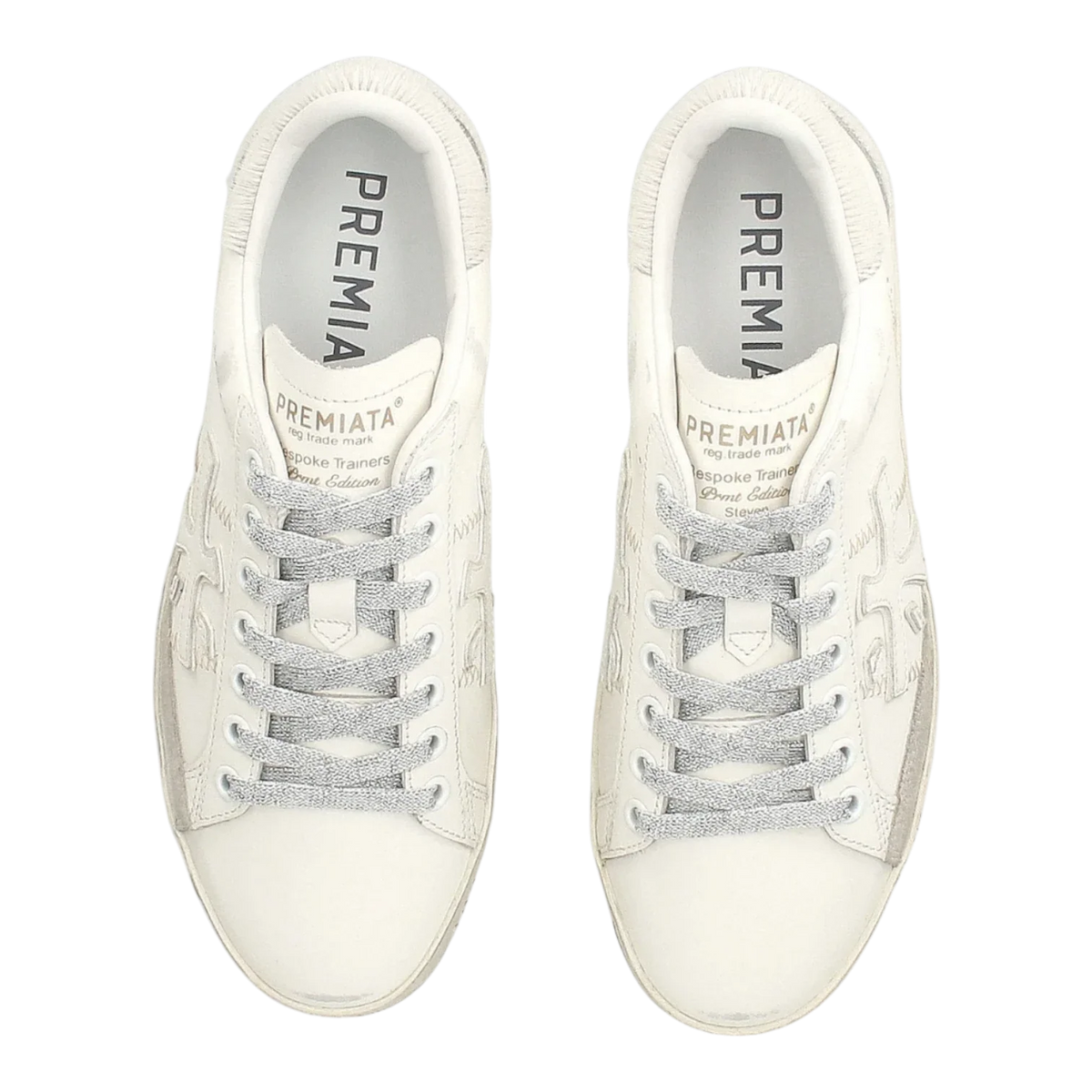 Premiata Italian Premium's Sneakers STEVEND-7608 Offwhite Women