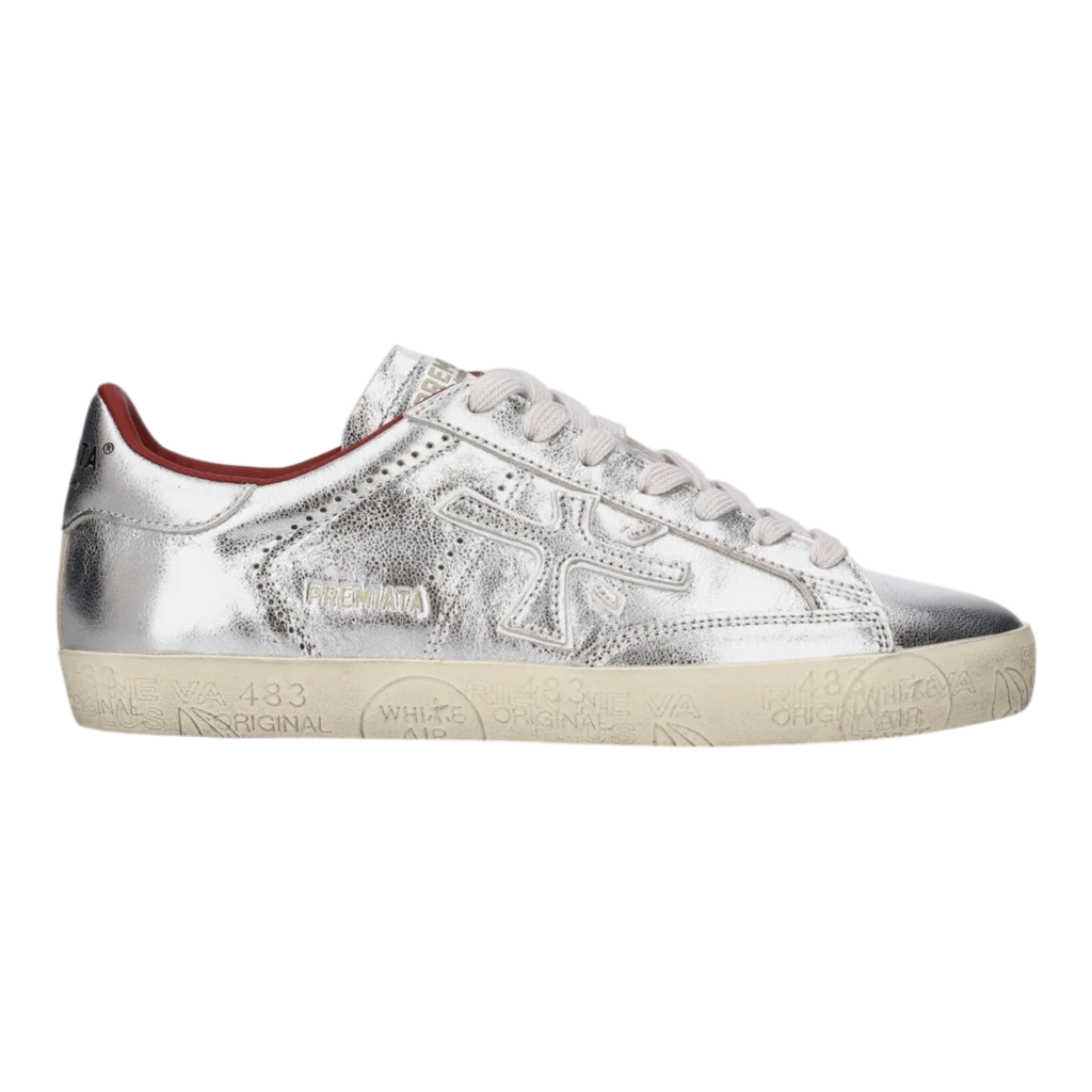 Premiata Italian Premium's Sneakers STEVEND-8493 Silver Women