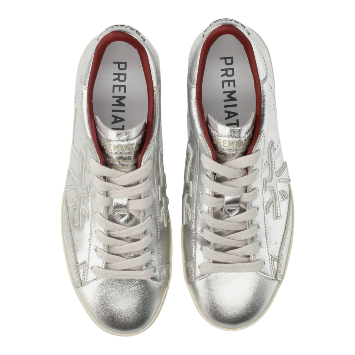 Premiata Italian Premium's Sneakers STEVEND-8493 Silver Women