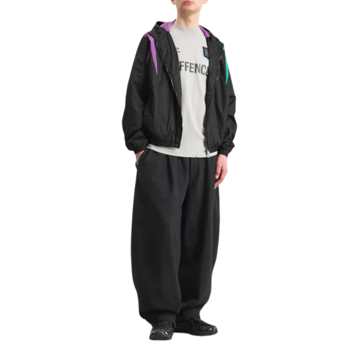 Umbro x Slam Jam Jester Masked Track Jacket Black Men UBMW0501FA327